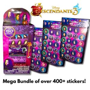 🍎🪄NWT Disney Descendants 3 MEGA Sticker Bundle